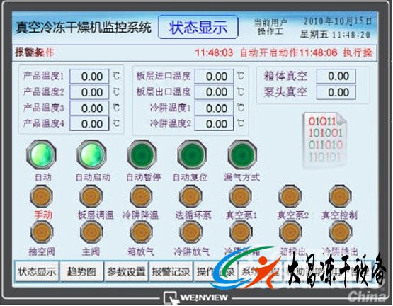 真空冷凍干燥機(jī)的操作步驟